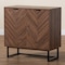 Baxton Studio Sadia Modern Walnut Brown Finished Wood Storage Cabinet 226-12917-ZORO - alternate 10